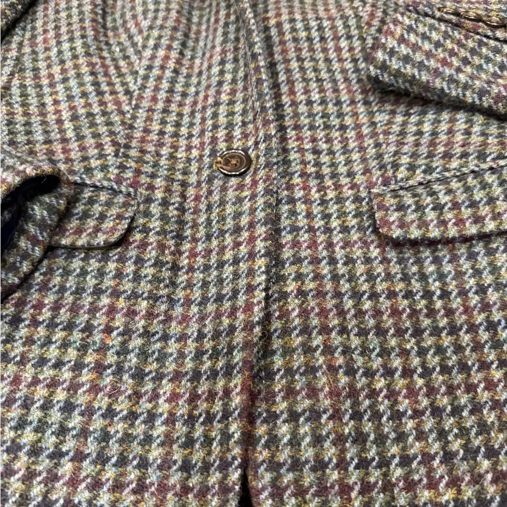 J. Crew Women's Houndstooth Blazer 100% Wool - Picture 4 of 8